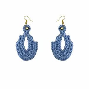 گوشواره دست ساز قلاب بافی - Gosh - 006