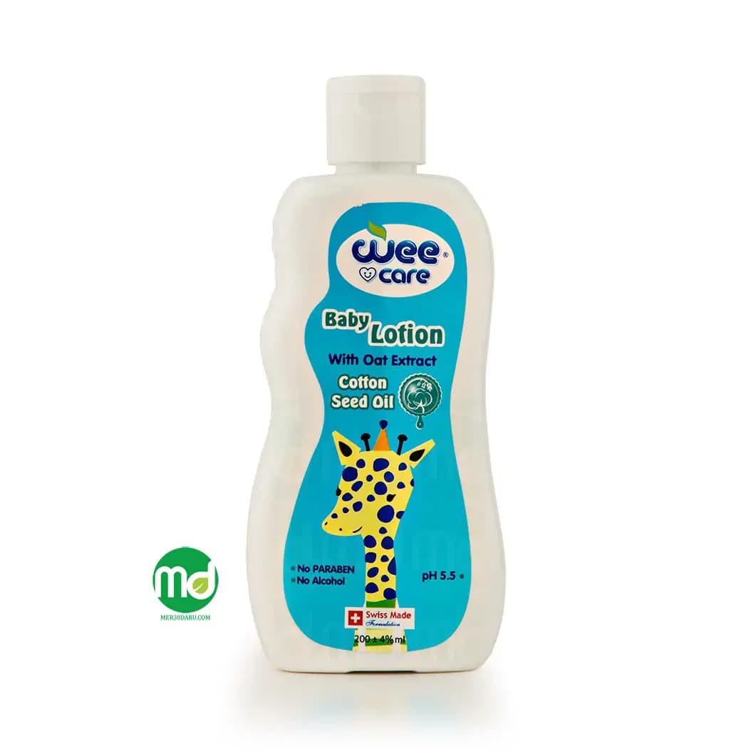لوسیون بدن بچه وی کر حاوی روغن پنبه دانه و عصاره جو 200ml
