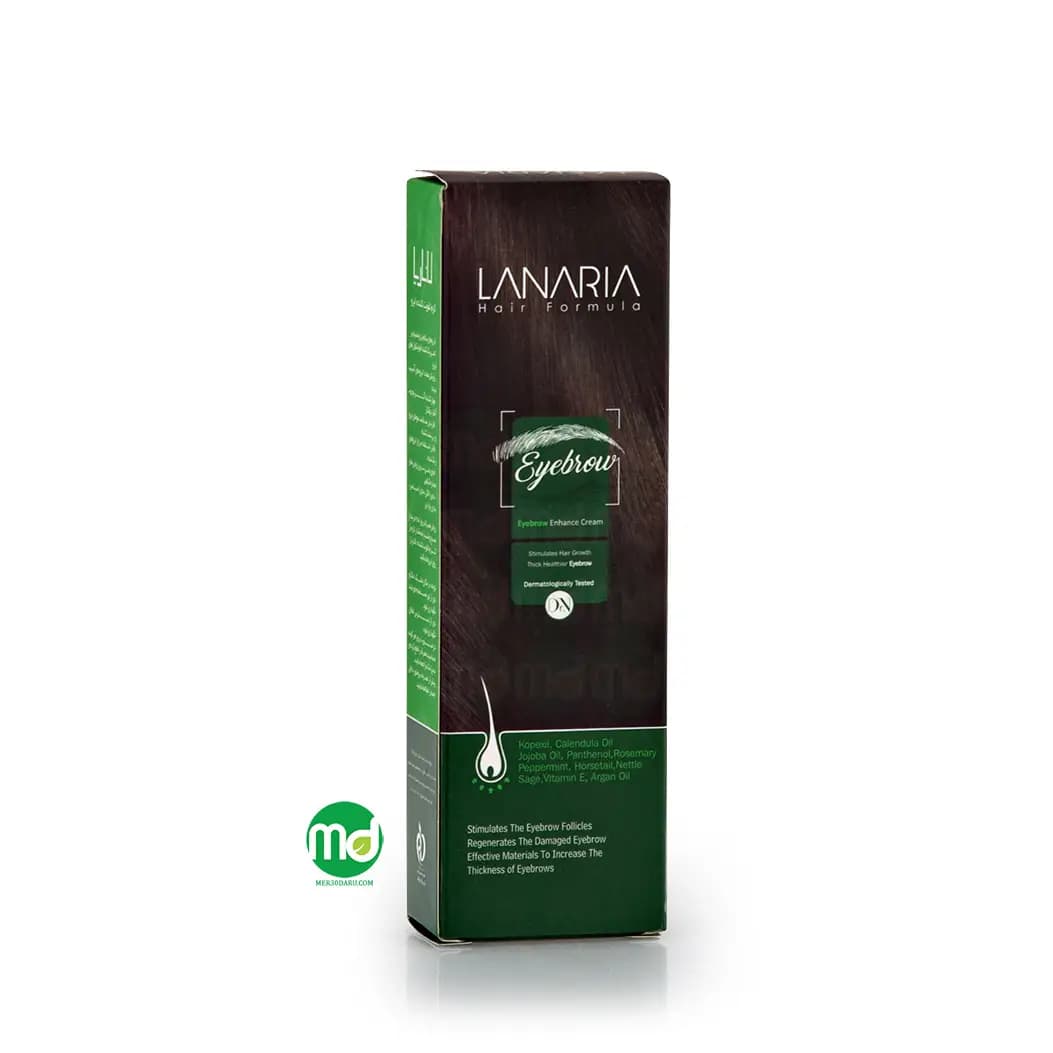 کرم تقویت کننده ابرو لاناریا افزایش دهنده ضخامت ابرو