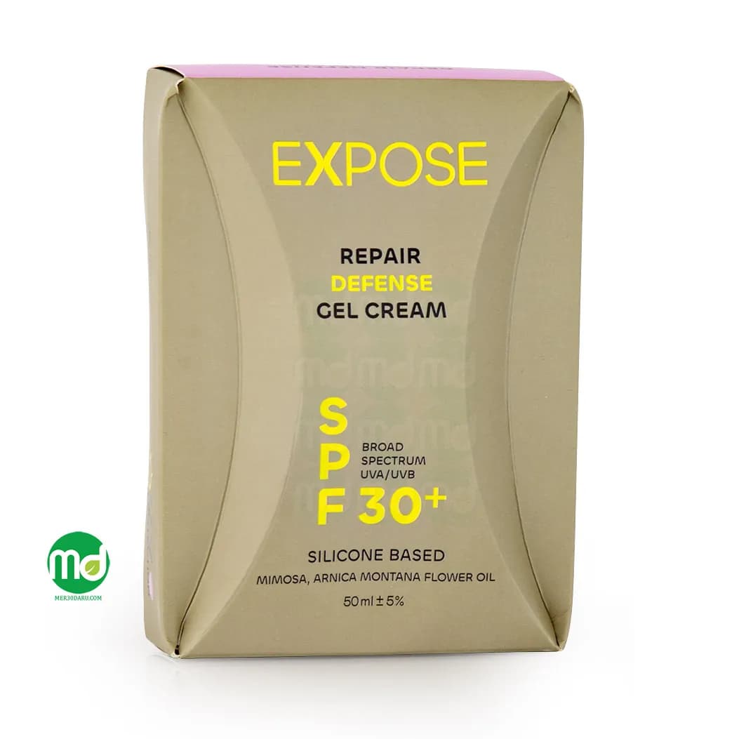 ژل کرم ترمیم کننده انواع پوست اکسپوز SPF 30