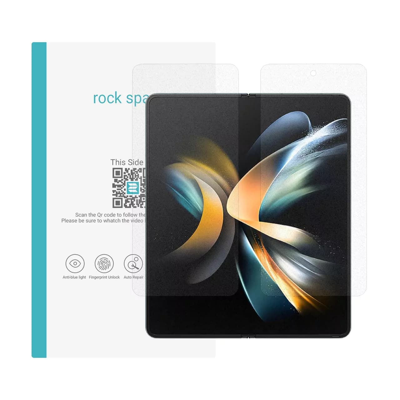 محافظ صفحه نمایش مات راک اسپیس مدل 180M-01G مناسب برای گوشی موبایل سامسونگ Galaxy Z fold 4
