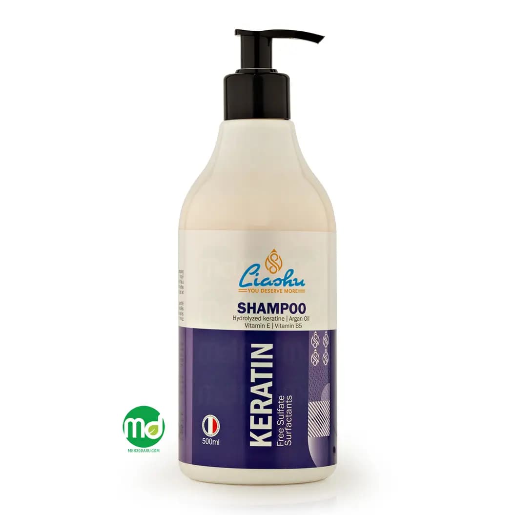 شامپو موی کراتین شده لیاشو فاقد سولفات 500ml