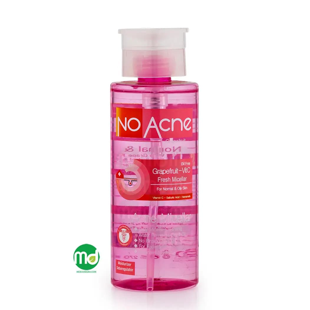 محلول پاک کننده آرایش صورت نو آکنه پوست نرمال تا چرب 270ml