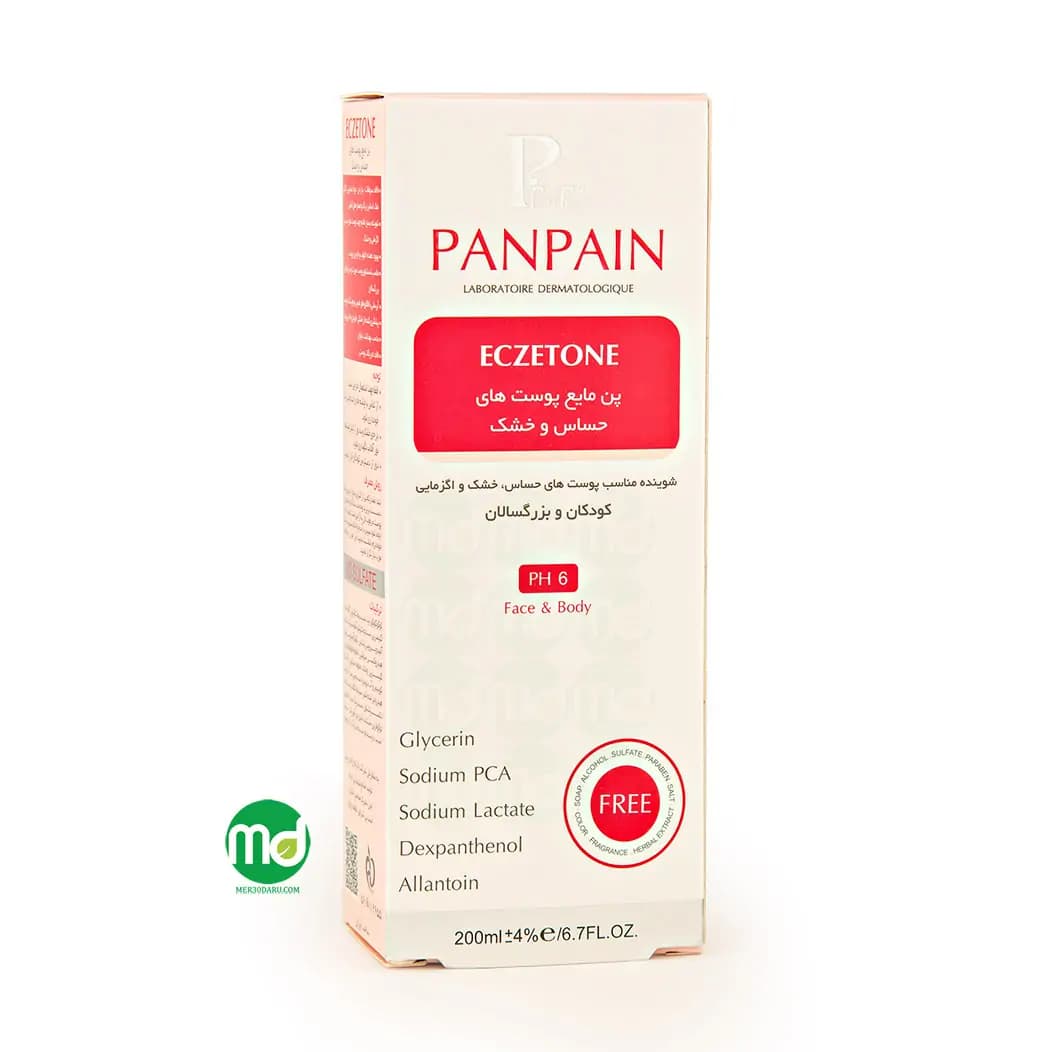 پن مایع پاک کننده پن پن برای پوست خشک و حساس 200ml