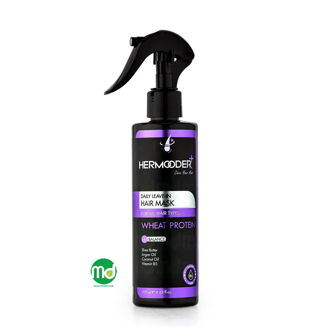 ماسک مو نرم کننده بدون نیاز به آبکشی هرمودر 250ml