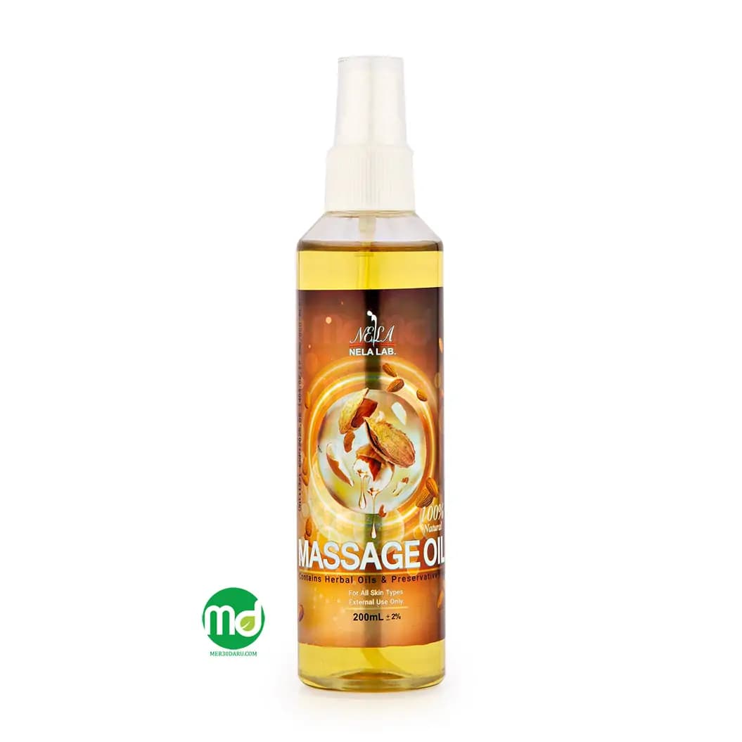 اسپری روغن ماساژ نلا تسکین دهنده دردهای عضلانی و مفاصل 200ml