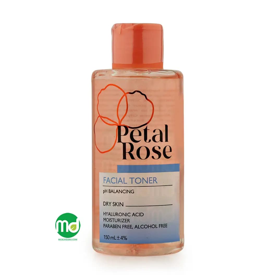 تونر صورت پتال رز برای پوست خشک عصاره میوه آووکادو 150ml