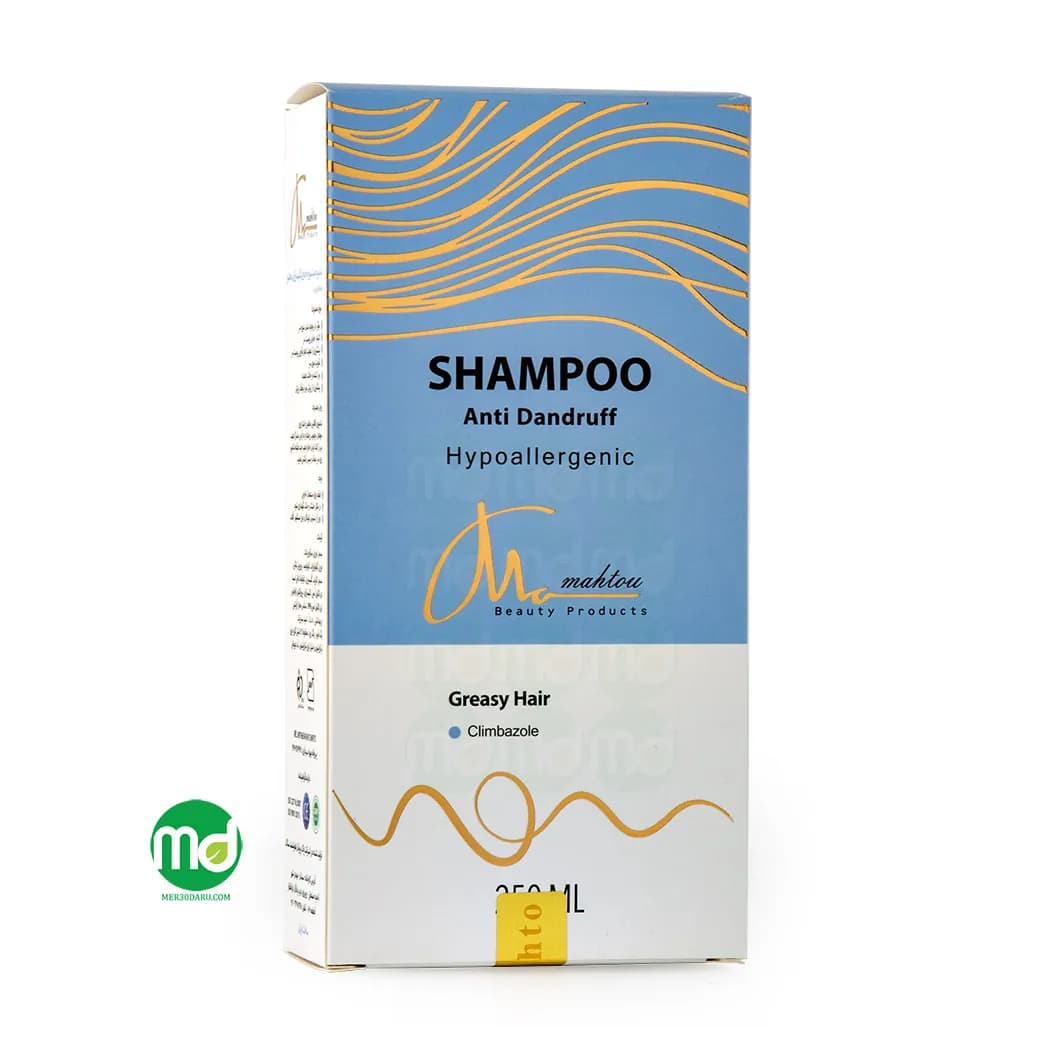 شامپو ضد شوره موی چرب ماهتو حاوی کلیمبازول 250ml
