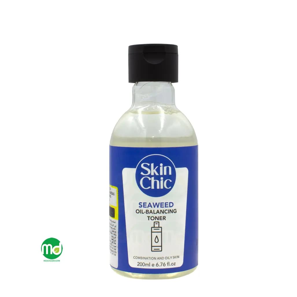 تونر کنترل کننده چربی پوست اسکین شیک حاوی جلبک دریایی 200ml