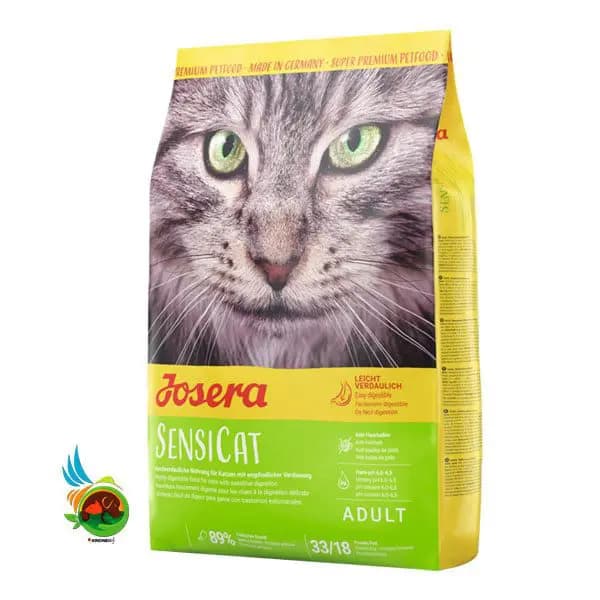 غذای خشک گربه بالغ سنسی کت جوسرا مخصوص گربه های بد اشتها Josera sensi cat وزن ۱۰ کیلوگرم