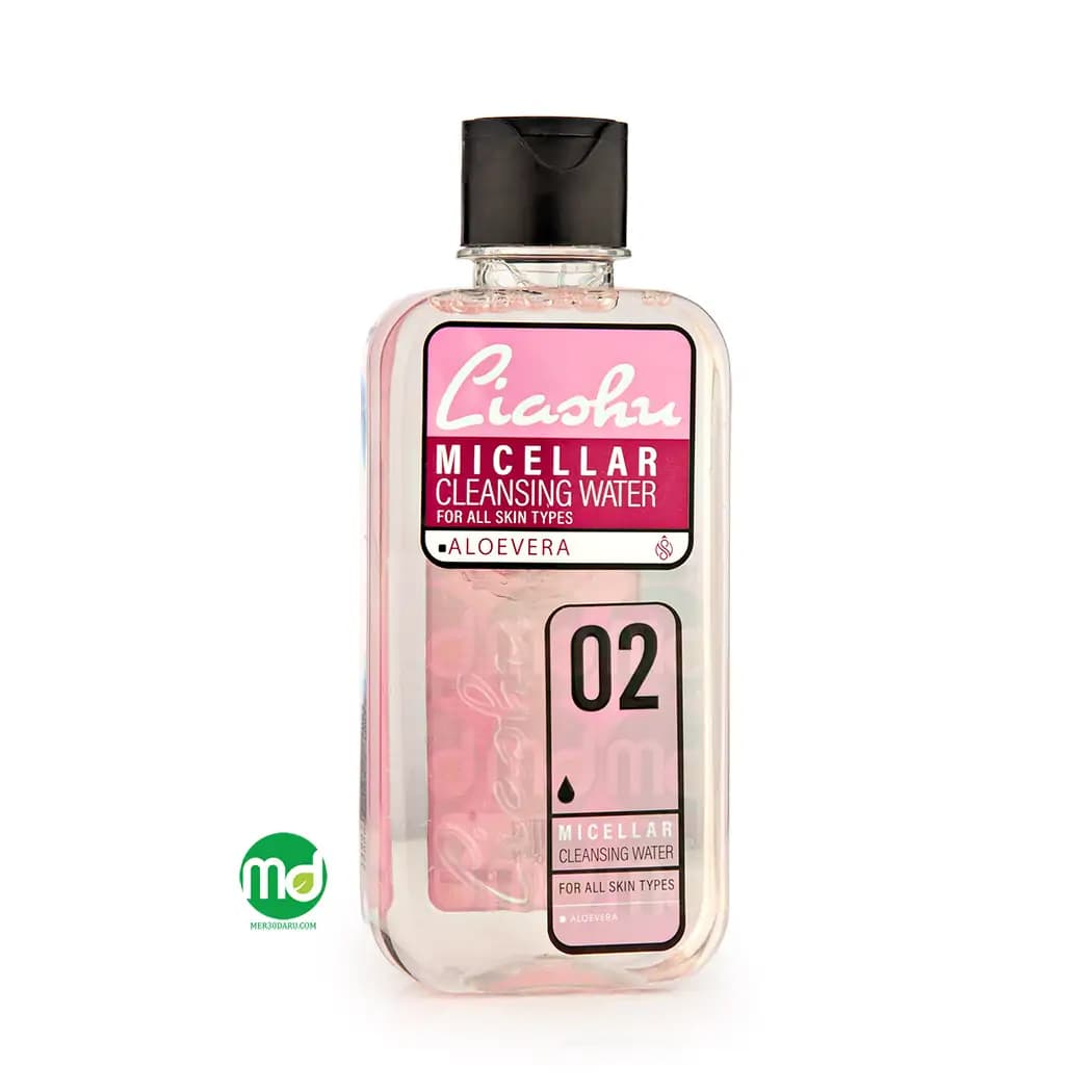 محلول پاک کننده صورت لیاشو مناسب برای انواع پوست و فاقد پارابن 250ml
