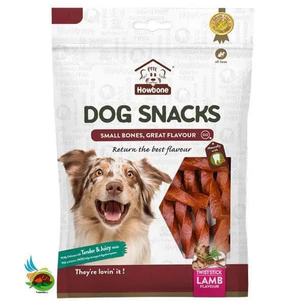 اسنک تشویقی سگ هابون طعم بره Howbone dog snacks with lamb وزن ۲۷۰ گرم