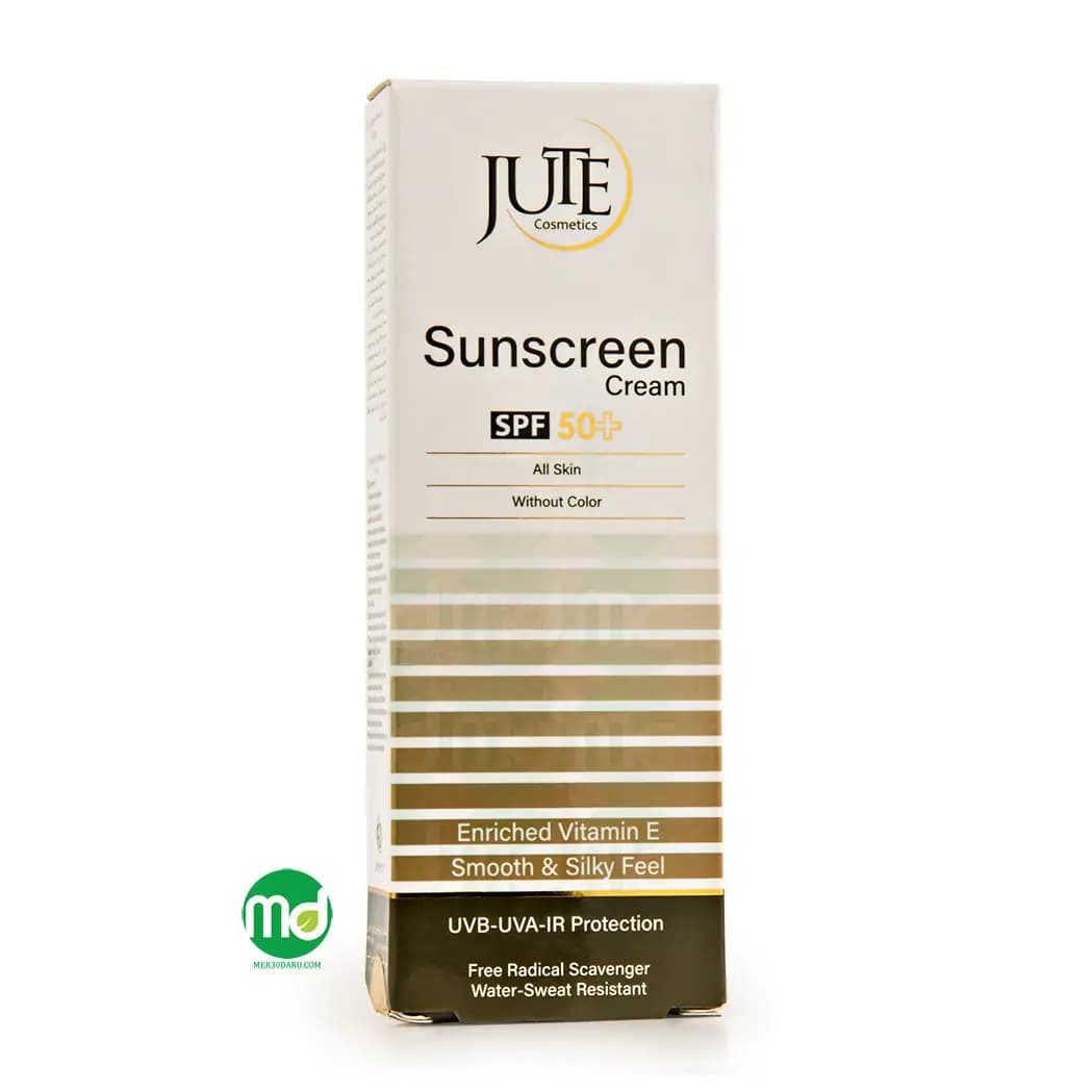 کرم ضد آفتاب فاقد رنگ ژوت +SPF 50 مدل پمپی 100ml