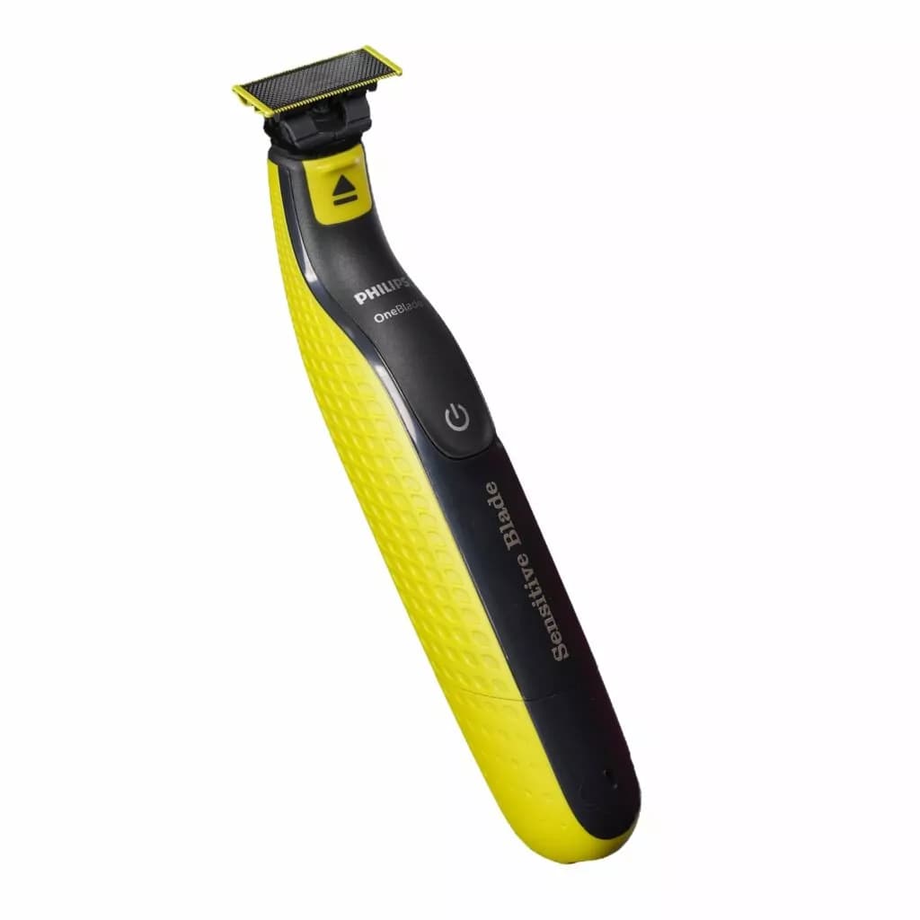 ماشین اصلاح موی صورت و بدن فیلیپس مدل OneBlade Sensitive، اصلاح به صورت صفر زن، خط زن، حجم زن، قابلیت استفاده به صورت خشک و مرطوب، تکنولوژی اصلاح به صورت برش مستقیم