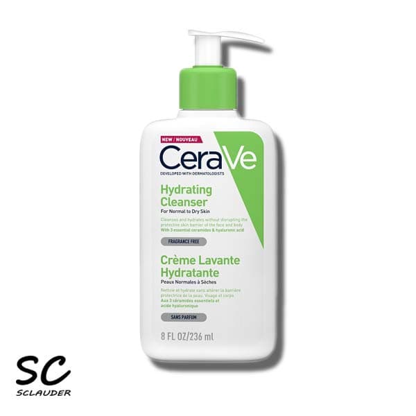 ژل شستشو و آبرسان قوی سراوی Cerave پوست نرمال و خشک حجم 236 و 473 میل