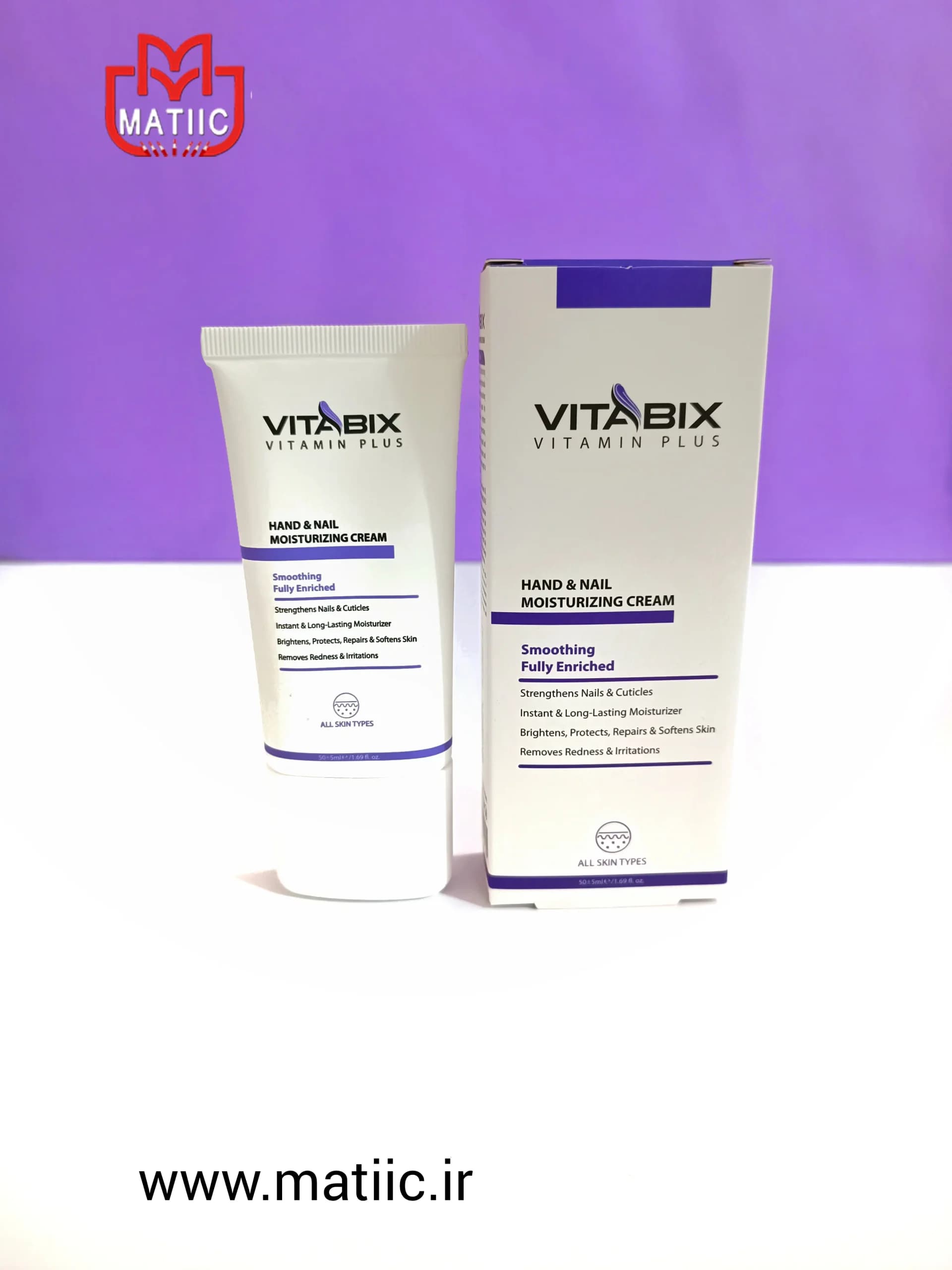 کرم مرطوب کننده دست و ناخن VITABIX