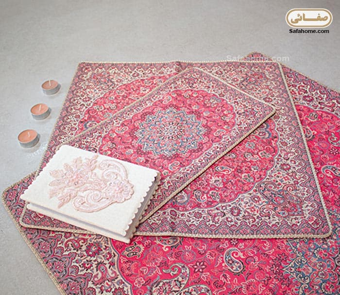 سجاده و جانماز ترمه هاشمی کد 24 قرمز روشن