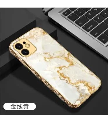 کاور اورجینال لاکچری طرح سنگ GKK PLATING ایفون Iphone 13Pro Max