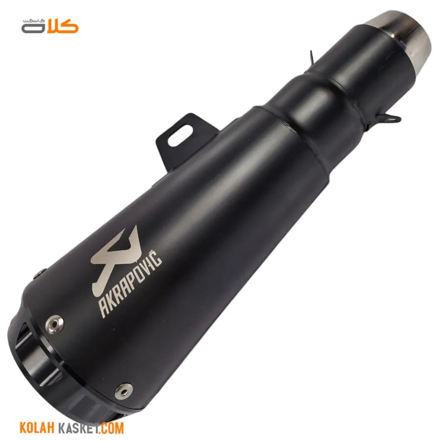 اگزوز قهرمانی موتور سیکلت AKRAPOVIC مشکی شیپوری AKR23