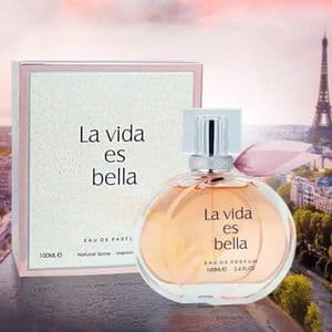 عطر ادکلن بسیار خوشبو زنانه لانکوم لا ویه است بله فراگرنس ورد - ماندگاری و پخش بو عالی - اورجینال