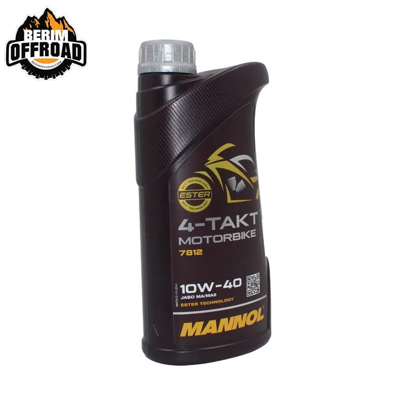 روغن موتور سیکلت چهار زمانه آلمانی MANNOL 10W-40 یک لیتری