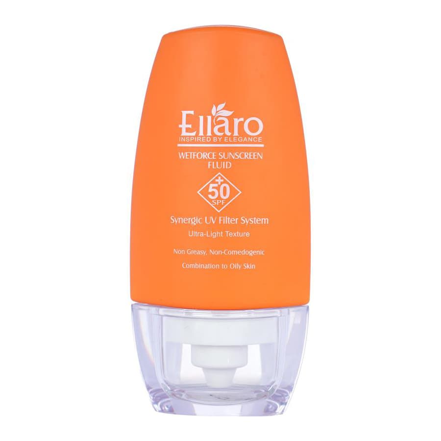 ضد آفتاب فلوئیدی الارو فاقد چربی SPF+50 مدل Wetforce