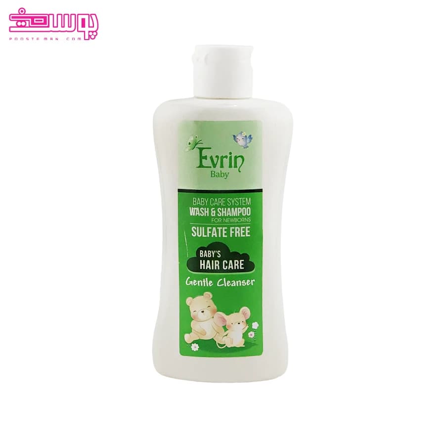 شامپو بسیار ملایم سر و بدن نوزادان اورین حجم 200ml