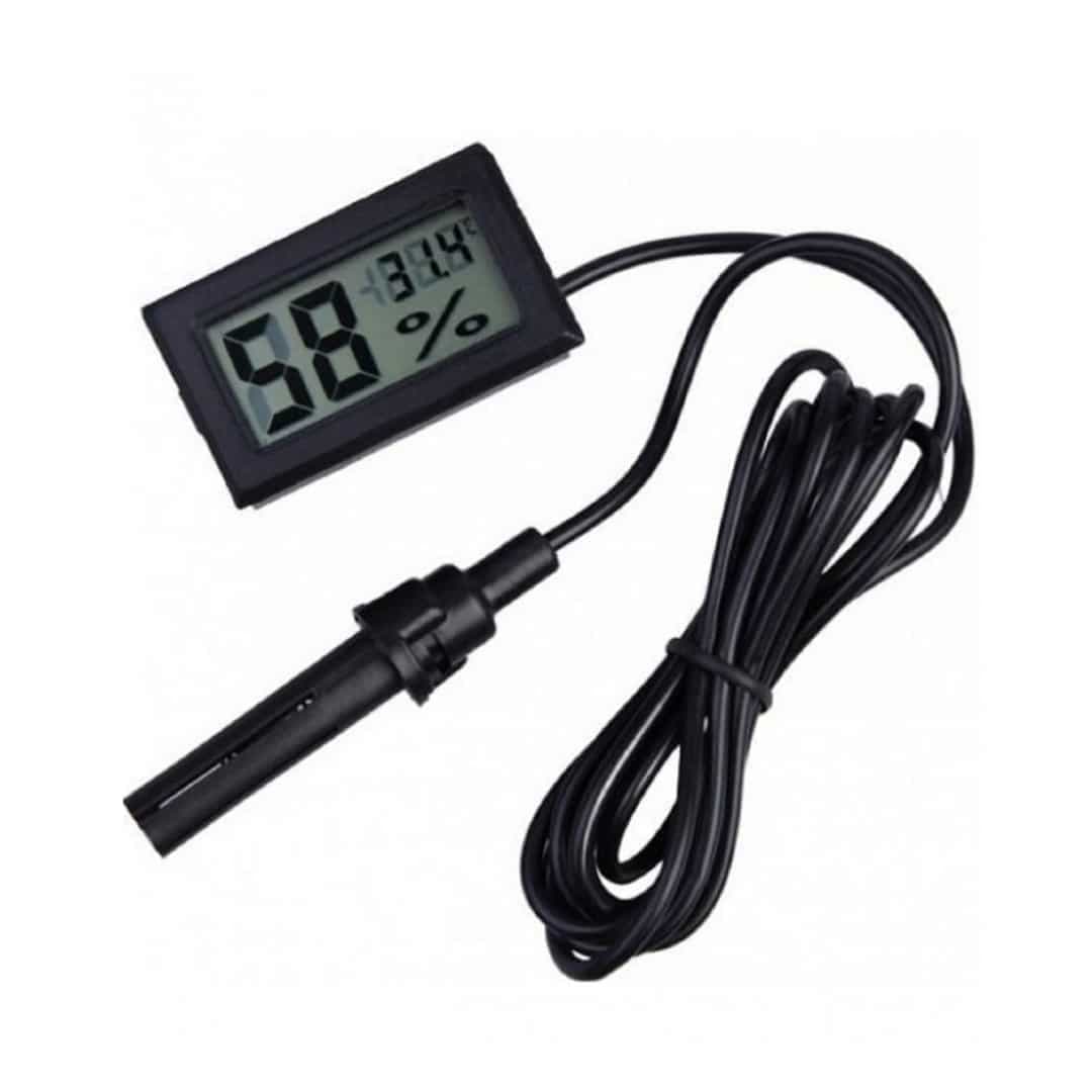 دماسنج و رطوبت سنج روپنلی سیم دار LX8011 رنگ مشکی