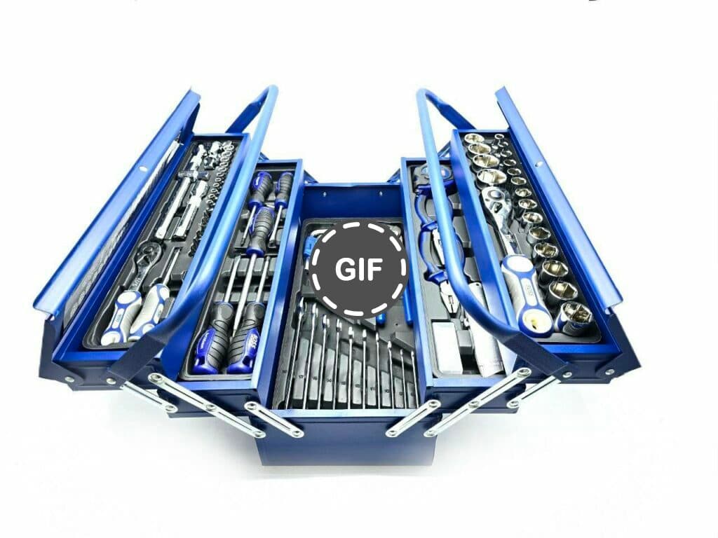 مجموعه جعبه بکس و ابزار ۸۵ عددی صنعتی باس مدل Box-85N
