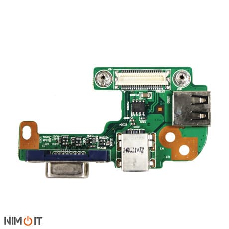 سوکت شارژ لپ تاپ DELL INSPIRON N5110 Vostro 3550 V3550 CRT BOARD Power Jack port Board VGA USB2.0