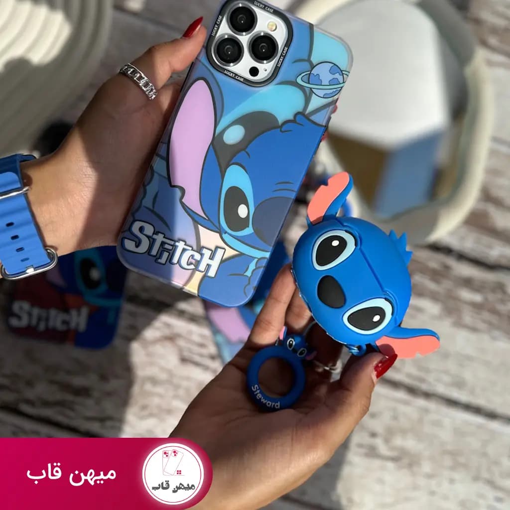 قاب گوشی آیفون و سامسونگ استیچ هولوگرامی - کد (۴۶۳۶۲)