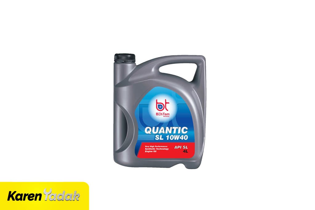 روغن موتور 206 تیپ5 و 207 بهتام 10W40 Quantic 4