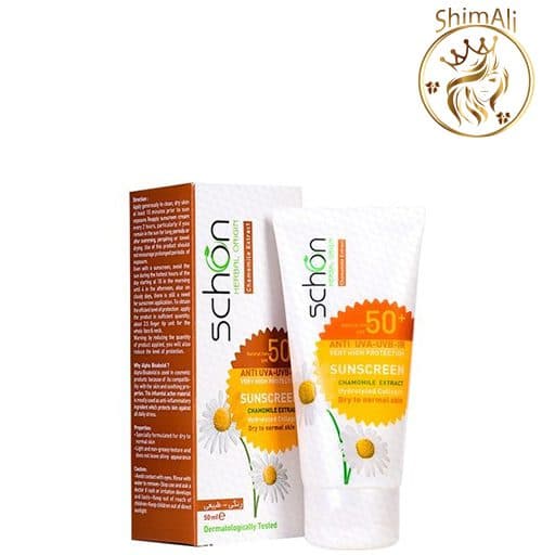 کرم ضد آفتاب رنگی – طبیعی شون SPF 50 مناسب پوست های نرمال تا خشک حجم 50 میلی لیتر