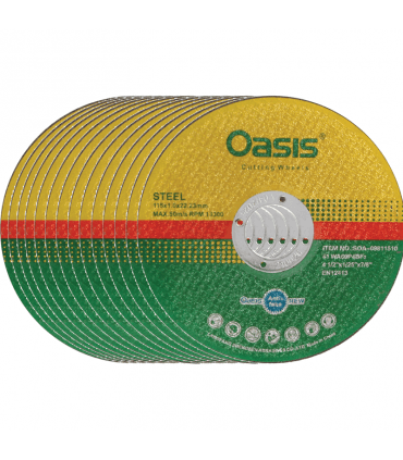 صفحه سنگ مینی برش استیل اوسیس سایز 22*1*115 بسته 50 عددی