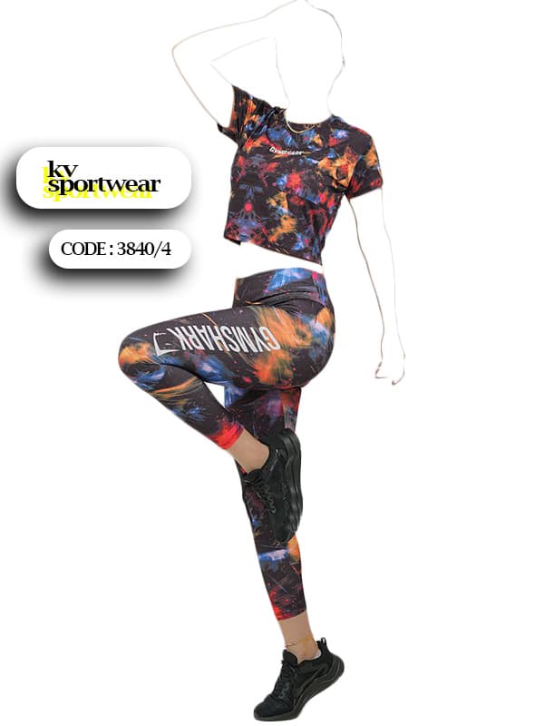 ست کراپ لگ ورزشی زنانه GYM SHARK کد 001