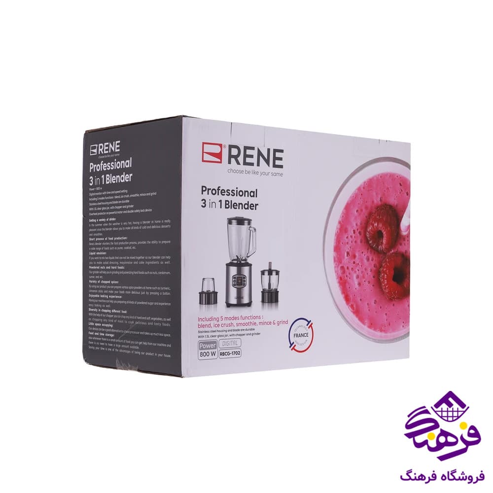 مخلوط کن و آسیاب کن رنه مدل RBCG-1702
