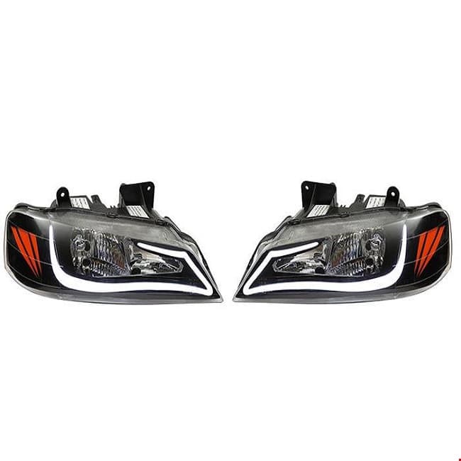 چراغ جلو اسپرت پژو پارس چپ و راست انجیکو طرح AUDI