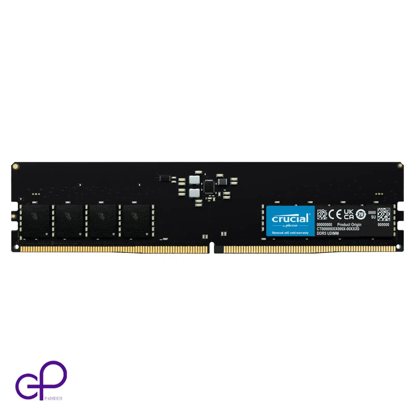 رم کامپیوتر DDR5 کروشیال با ظرفیت 8 گیگابایت و فرکانس 4800 مگاهرتز