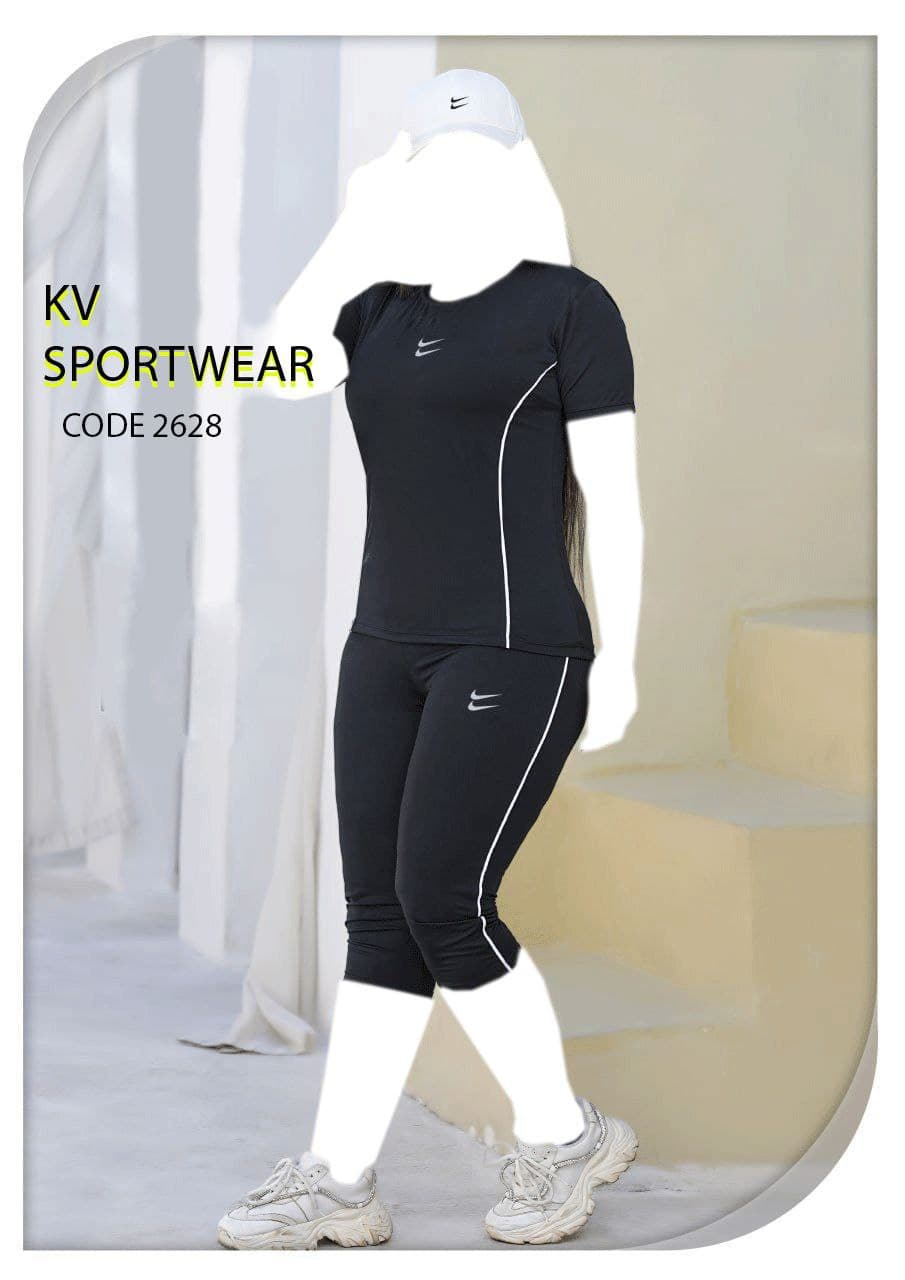 ست تیشرت شلوارک سایز بزرگ ورزشی زنانه Nike کد 0023