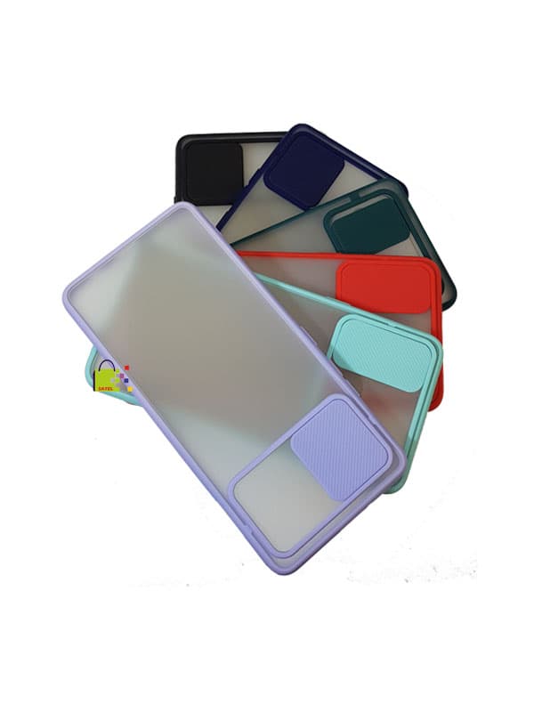 قاب پشت مات با محافظ لنز کشویی گوشی شیائومی POCO X3 - X3 PRO