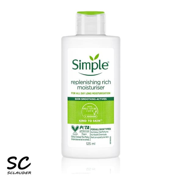 کرم مرطوب کننده و آبرسان پوست Replenishing Rich سیمپل Simple