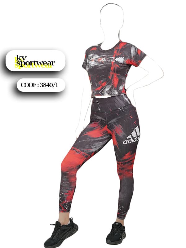 ست کراپ لگ ورزشی زنانه adidas کد 002