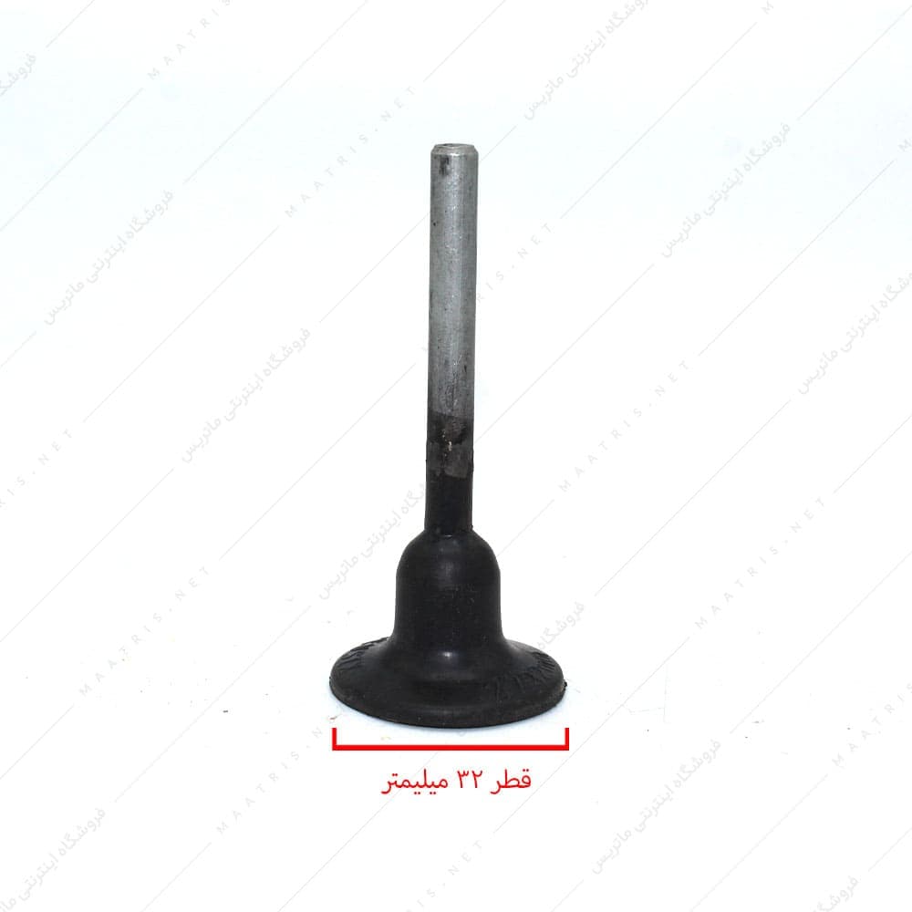 لاستیک سنباده سر دریلی کف ساب قطر 32 دنباله 6 میلی متر