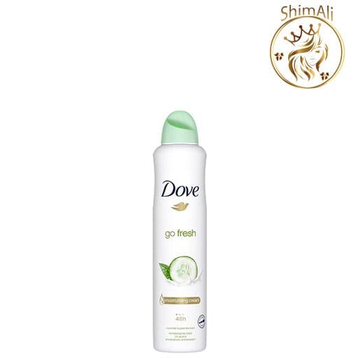 اسپری ضدتعریق خیار و چای سبز داو مدل GO FRESH حجم 250 میل