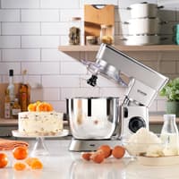 همزن کاسه دار شفر Prochef Gusto نقره ای 1300 وات 5.5 لیتر