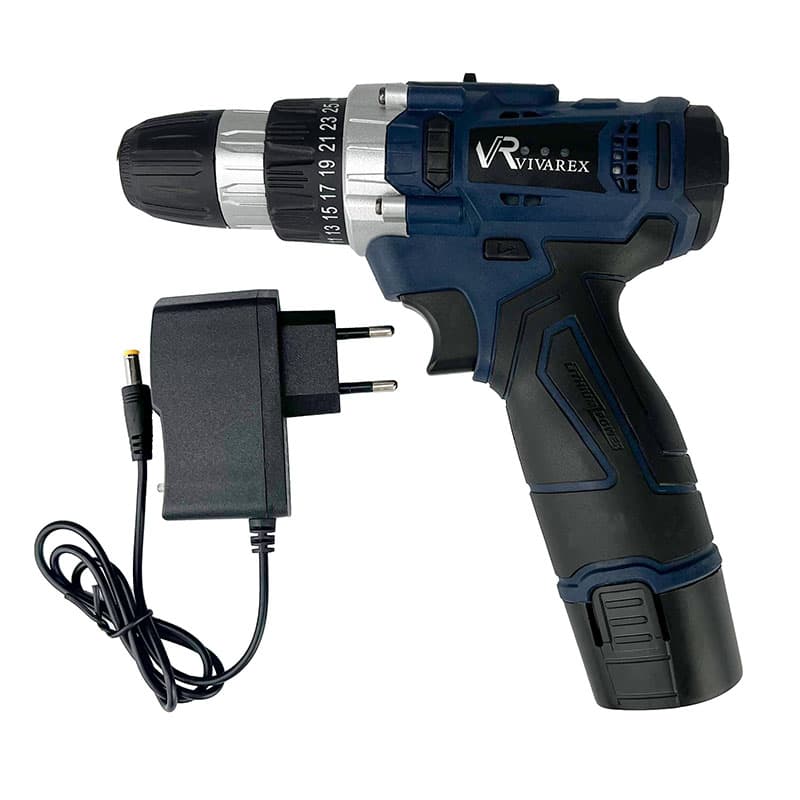دریل پیچ گوشتی شارژی ویوارکس 12 ولت مدل VR1210-1C تک باتری