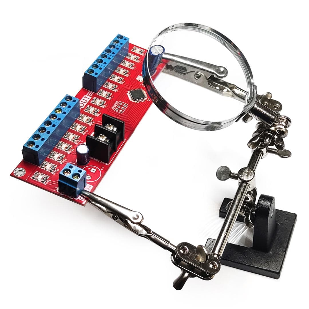 گیره مونتاژ ذره بین دار مدل TE-805