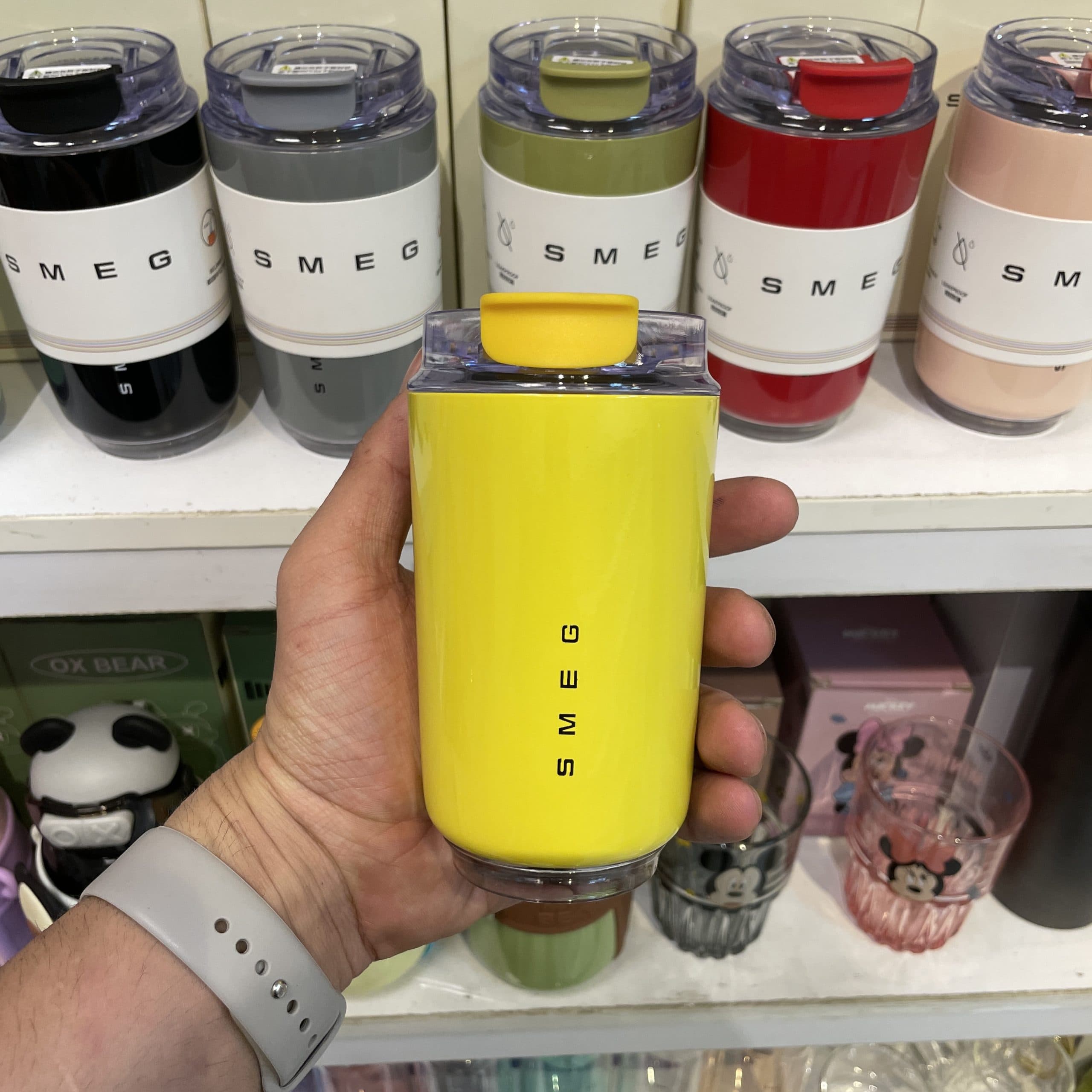 تراول ماگ اسمگ مدل Wall Mug ظرفیت ۲۴۰ میلیلیتر | زرد
