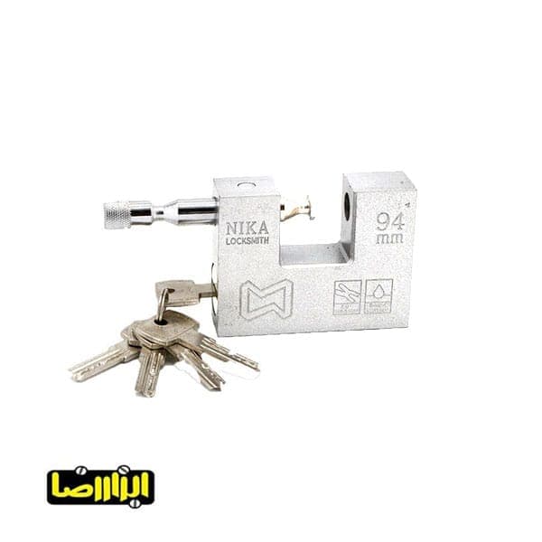 قفل کتابی نیکا سایز 94 آبکاری