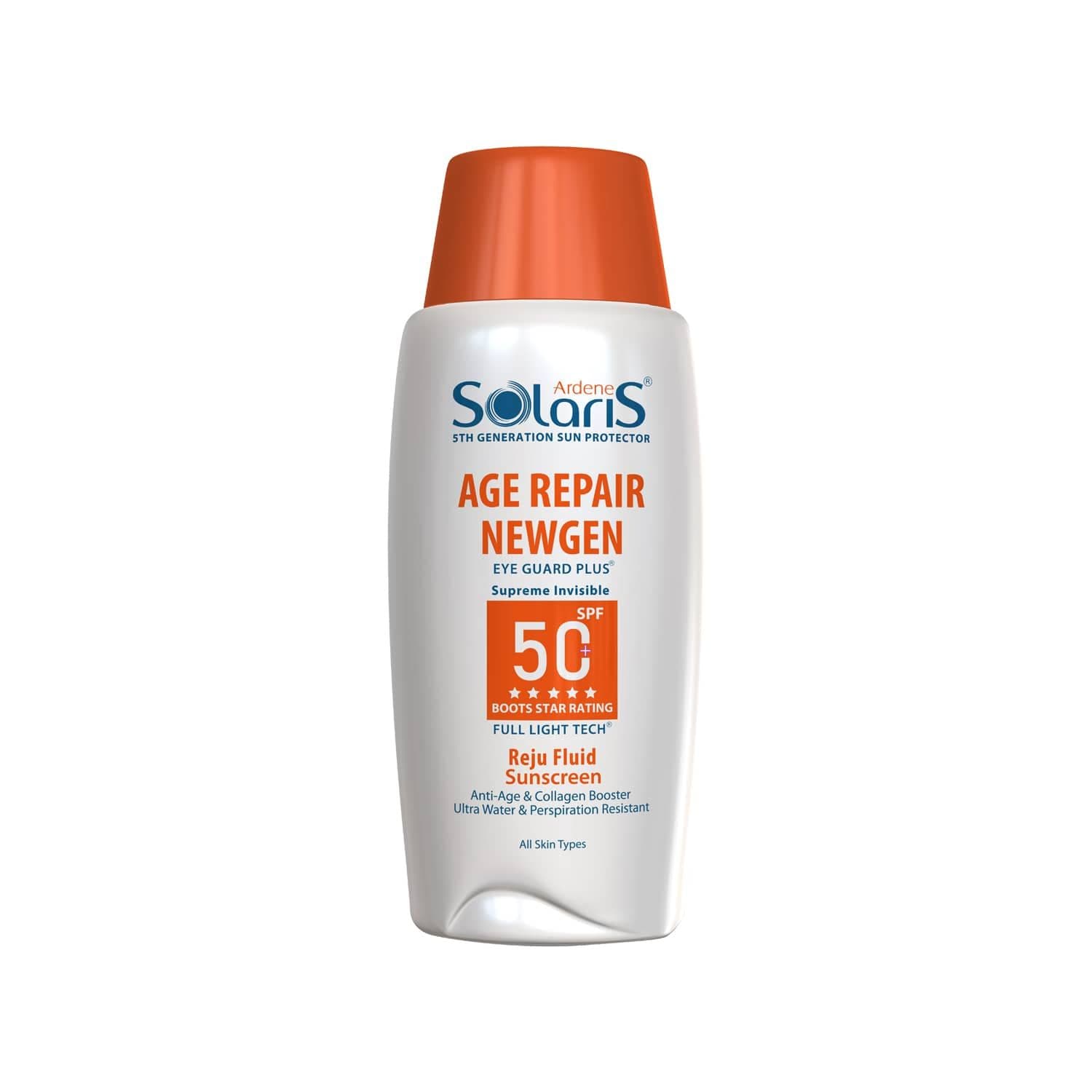 فلوئید ضد آفتاب و ضد چروک SPF50 سولاریس آردن مدل ایج ریپیر نیوژن 100 میلی لیتر
